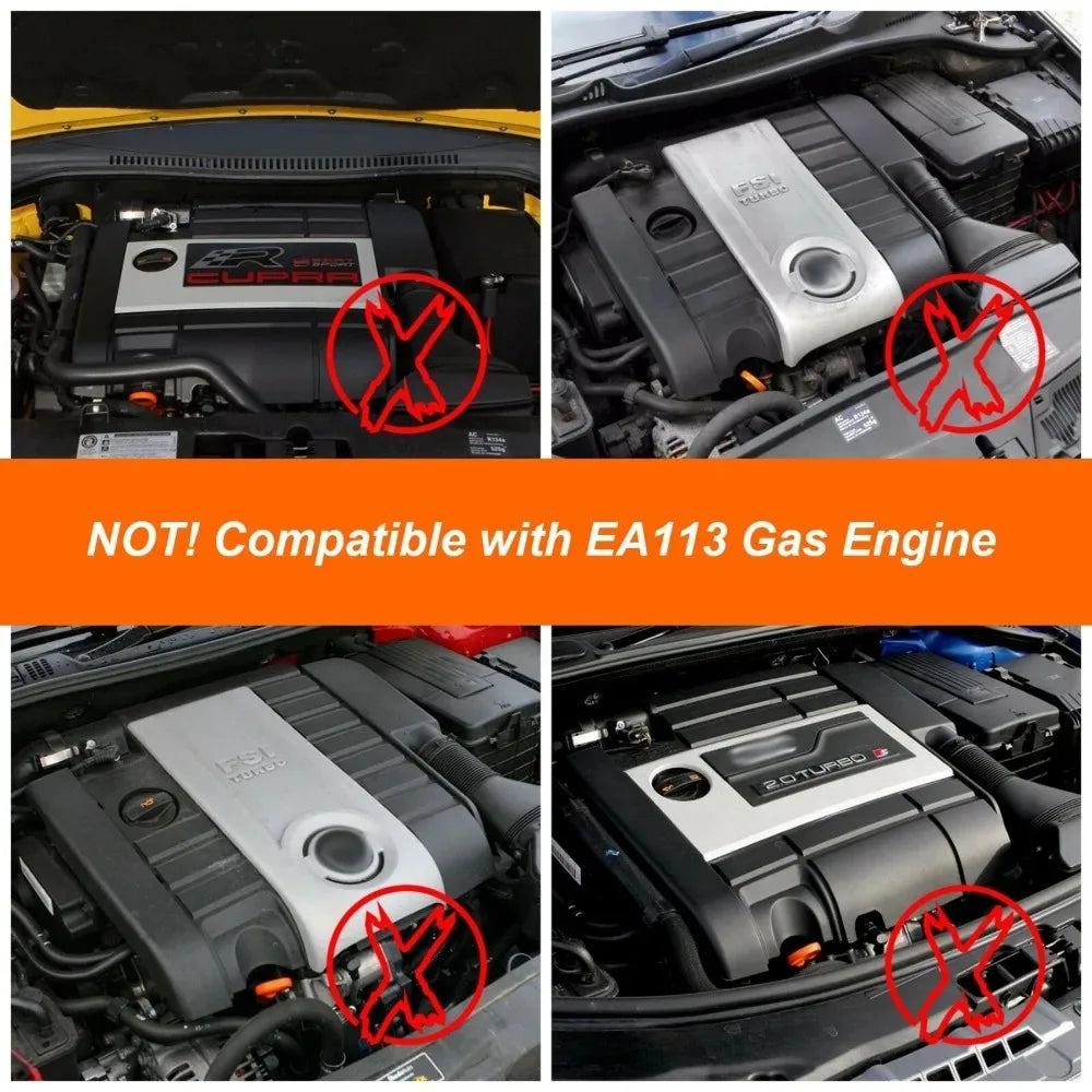High Flow Cold Air Intake Kit for VW Golf MK6 EA888 Gen2 Scirocco Passat Jetta Eos Audi A3 Seat Leon Altea Skoda Octavia